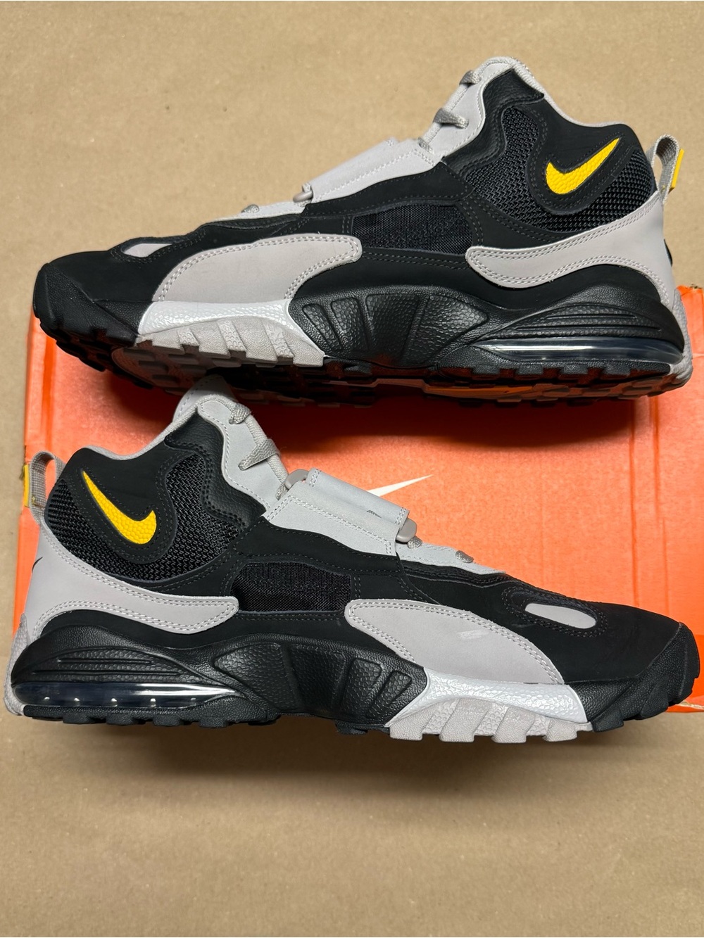 Nike Air Max Speed Turf Black Grey Deion Sanders Men’s size 14 shoes Rare! - Picture 2 of 6